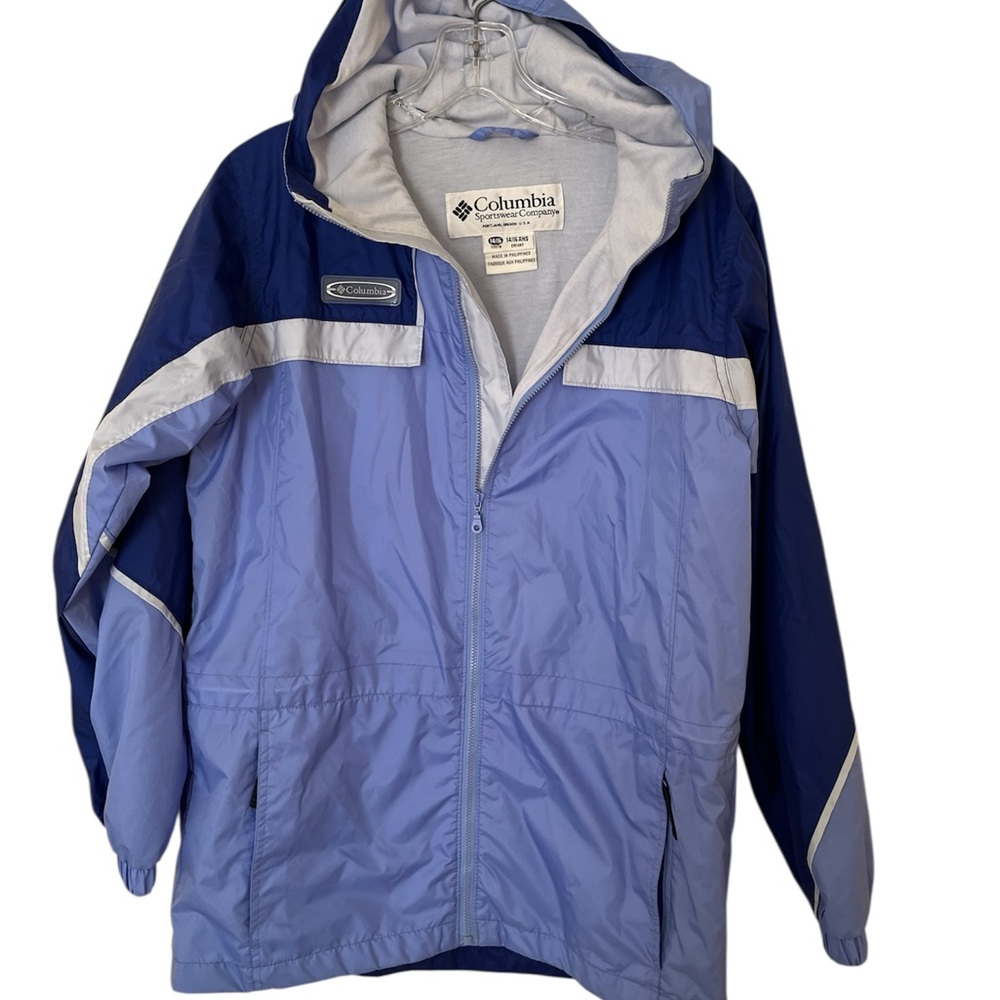 Columbia Kids Two-Tone Blue Raincoat